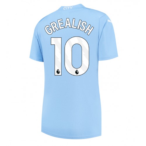 Manchester City Jack Grealish #10 Hjemmedrakt Kvinner 2023-24 Kortermet Manchester City Jack Grealish #10 Hjemmedrakt Kvinner 2023-24 Kortermet